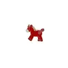 Broche de Caballo del Zodiaco para el Año de Nacimiento, Diseño de Nicho Moderno y Versátil, Broche de Caballo Rojo de Gama Alta, Elegante y Exquisito