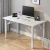 Mesa larga multifuncional simple para actividades de capacitación, escritorio de oficina, mesa de desayuno para puesto, mesa plegable sin instalación, escritorio de escritura