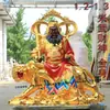 O templo dedicado ao deus da riqueza resina Buda deus da fortuna montado em tigre Zhao Gong Ming Wu deus da riqueza 1,6 metros 1,8 metros
