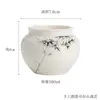 Dinastia Tang e Song Mu Cangzhai Colaboração Tinta Pintada à Mão Bambu Jianshui Acessórios para Cerimônia do Chá Bacia de Água Cerâmica Tanque de Água Residual Doméstico Tanque de Água para Chá