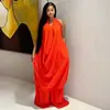 Moda Feminina Transfronteiriça Europeia e Americana Primavera 2026 Novo Estilo Design Elegante Top Sem Mangas Costas Abertas e Conjunto de Calças de Pernas Largas
