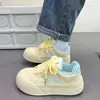 Zapatillas Blancas de Suela Gruesa para Mujer, Nuevo Estilo Primavera y Otoño 2026, Zapatos Deportivos Casuales Versátiles Coreanos de Nicho