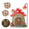Amazon Novo Pendente de Porta e Janela de Casa de Cogumelo Luminoso Resina Criativa Pendente de Árvore para Porta e Janela Joias de Jardim Atacado