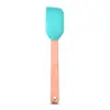 Espátula de silicona colorida, brocha para aceite de repostería, herramientas para preparación de alimentos infantiles juego de 5 piezas, mini utensilios de cocina para hornear, cuchara para mermelada