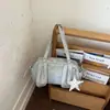 Shuai Mijia 2026 Verano Nuevo Bolso de Hombro Estilo Coreano Lindo con Orejas de Conejo para Mujer, Bolso Cruzado Elegante para el Día a Día, Moda de Nicho