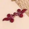 Botões Cheongsam Feitos à Mão, Botões de Tecido, Botões de Orquídea Crisântemo Tridimensional, Estilo Étnico Dinastia Han, Traje Tang, Botões Decorativos