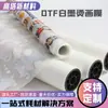 Película de Transferencia de Calor con Tinta Blanca DTF de 30 cm/60 cm, Película de Transferencia de Calor PET de Impresión Doble Cara, Película Especial de Impresión de Desprendimiento en Frío y Caliente
