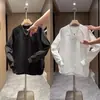 Camisa base casual de manga larga para hombre, nueva de otoño, holgada, cómoda, a la moda, moderna, versátil, simple, de alta gama, color liso