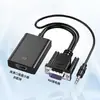 Yushuo Convertidor VGA a HDMI Laptop TV Proyector Cable HDMI a VGA Cable de Video