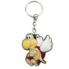Nuevo Colgante Llavero Hongo de Dibujos Animados Decoración de Llavero Pvc Anime Japonés Colgante para Llaves Decoración de Mochila Figura