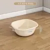 Lavabo de plástico grueso para el hogar, lavabo grande para lavandería, dormitorio de estudiantes, lavabo para pies, lavabo portátil pequeño para bebés