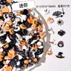 Mini decorações mistas de caveira de Halloween, acessórios de fantasma, apliques de resina, materiais para artesanato DIY e materiais para acessórios