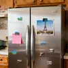 Imanes de Refrigerador de Vidrio Escénicos de la Pradera Yunshang de Huzhou, Souvenirs Turísticos Culturales y Creativos del Paisaje del Parque de Montaña