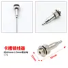 Cable de alambre de acero hebilla colgante hebilla de placa redonda cuerda de valla publicitaria accesorios colgantes de acrílico colgador de cuadros ajustable hebilla de cierre automático colgante