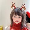 Joyería navideña 2022 Nuevo pasador de cuerno de alce con campana para el cabello, tocado infantil, clip festivo, accesorios para el cabello, pasador para niñas