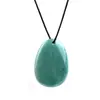 Soporte para Grabado Colgante de Gota de Agua de Cristal de Amazon Cortina de Cuentas de Jade con Agujero Marca Segura y Sonido Accesorios de Joyería DIY