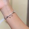 Pulsera de bambú de plata esterlina S925 Pulsera de campana diseño nicho cadena de plata avanzada Nueva pulsera de celebridad de Internet regalo