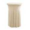 Fundas Elásticas para Mesa Cuidadosamente Seleccionadas para Bodas, Mesas de Cóctel de Hotel, Mesas Redondas Altas Transfronterizas, Faldas de Mesa Elásticas Decorativas Anti-Pilling