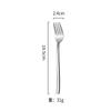 Cuchara de Acero Inoxidable 304 Cuchara de Postre Tenedor Cuchara para Cena Doméstica Vajilla de Acero Inoxidable Cuchillo y Tenedor Cuchara Estilo Coreano
