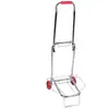 Carro de equipaje pequeño de cristal para uso doméstico al por mayor, plegable, portátil, pequeño, para tirar, remolque para la compra
