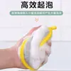 Bloque de esponja para lavar platos cocina antiadherente aceite estropajo artefacto hogar limpieza de doble cara algodón estropajo duradero borrador mágico