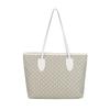 Bolsa Tote com Textura de Letra para Mulheres 2025 Nova Bolsa de Mão para Deslocamento Tendência e Moda Saída Grande Capacidade Bolsa de Ombro Único