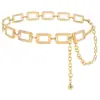 Nueva Cadena de Cintura de Metal de Moda de Alta Gama Nicho Cadena para Traje Joyería Ins Versátil Cadena Fina para Cintura Mujeres