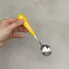 Colher de Aço Inoxidável 304, Talheres Infantis com Aparência de Desenho Animado, Colher para Comida de Bebê, Colher de Lingote, Colher para Comer, Colher de Sopa