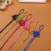 Lote de 6 Discos para Nudos DIY Artículos en Stock 6 Discos Cuadrados Nudo de la Victoria Nudo Chino Cuerda para Colgar Borla Flecos Tejido a Mano Empaque Regalo
