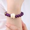 Original Natural glicínia intemperismo natural Bodhi glicínia orquídea boa sorte fada Lótus Moda Nacional Fera Xingshi pulseira