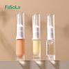 Botella Dispensadora de Base Líquida Fasola Pluma Dispensadora de Crema para Ojos al Vacío Botella Vacía de Muestra de Viaje Dispensadora de Loción Esencia Pico de Pato