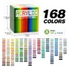 Set de Marcadores Acrílicos de Doble Punta Suave y Dura Transfronterizo para Pintura y Graffiti de Estudiantes, Impermeable y que No se Desvanece
