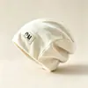 Gorro holgado de gran circunferencia para la cabeza, para mujer, primavera y otoño, cálido, para cubrir la cabeza, sombrero para el frío, versátil, adelgazante, tejido, a prueba de frío, protección para los oídos, gorro para poner