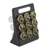 Juego de Especias Estilo Lujo con Frascos de Vidrio para Condimentos, Suministros de Cocina Sellados y a Prueba de Humedad, Estante de Almacenamiento para Juego de Frascos de Especias al por Mayor