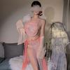 Lencería Sexy Tallas Grandes Puede Pecho Retro Estilo Antiguo Dinastía Han Juego de Rol Cheongsam Deseo Puro Pasión Provocación Kimono Mujeres