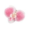 Simulação de tecido da moda Plumericum Flower Hairpin Franjas Cabelo quebrado Clipe lateral Moda Trançado Cabelo Flor Duckbill Clipe Todos os acessórios de cabelo combinando