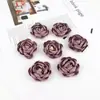 Botões de Rosa Simulados, Flores Artificiais de Seda, Materiais DIY Artesanais para Decoração de Casa, Cenário de Casamento, Adereços para Fotografia