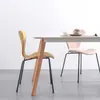 Silla de Comedor Simple Nórdica para el Hogar al por Mayor del Fabricante Silla de Oficina Comercial Silla de Negociación Silla de Recepción de Negocios Silla de Estudio en Casa