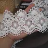 Renda Floral Vazada Poliéster Retro para Patchwork de Roupas Materiais de Decoração Acessórios de Costura para Cortina de Casa DIY