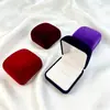 Cajas de Joyería de Terciopelo de Alta Gama al por Mayor en Stock para Bodas, Pedidas de Mano, Anillos, Colgantes y Cajas de Empaque para Accesorios