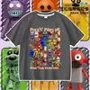 Nuevo Juego de Restaurante Pizzy's Parlor Ropa de Merchandising Camiseta de Manga Corta para Niños Top de Verano Moderno