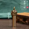 Latón Puro Silbato del Gran Sabio Sun Wukong Silbato Cabeza de Mono Silbato de Rescate de Emergencia Regalo Cultural y Creativo Llavero de Coche Colgante