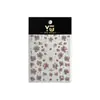 Yitu Ant Shell Light Rose Calcomanía para Uñas Flash Light Estilo Retro de Lujo Moda Calcomanía Decorativa Yt6227
