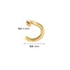 Anillos Abiertos de Acero Inoxidable Accesorios para Joyería DIY Anillo Único Dorado Accesorios Hechos a Mano Anillas de Salto Anillos de Conexión para Collares y Pulseras