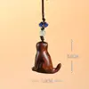 Pingentes de madeira, ornamentos culturais, chaveiros de celular "fique rico logo", chaveiros, pequenos pingentes, artesanato em madeira, pequenos acessórios e itens decorativos