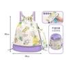 Bolsa de Natación para Niños Gran Capacidad Separación Seco y Húmedo Impermeable Natación Bolsa de Almacenamiento para Traje de Baño Dibujos Animados Playa Mochila Portátil