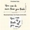 Estilo Ins Adesivos de Vidro Inglês Autoadesivos Espelho de Banheiro Decoração de Vidro Adesivos Decorativos BR0417C