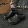 Zuecos Casuales para Mujer, Ropa de Verano para Exteriores para Parejas, Zapatos de Playa con Suela Suave y Sensación de Caminar sobre las Nubes, Sandalias Antideslizantes, Transpirables y Duraderas para Hombres