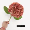 Flores Artificiais de Hortênsia Pirulito Novo Transfronteiriço Arco Floral de Casamento Adereços de Fotografia Flores Artificiais em Cor de Outono Venda por Atacado