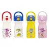 Copo Térmico Animal de Desenho Animado Infantil para Meninas, Copo Portátil com Canudo de Alto Valor para Estudantes, Personalização de Copo para Presente